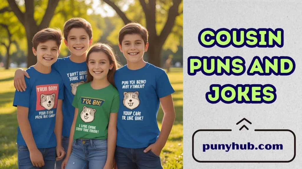  Cousin Puns for Captions
