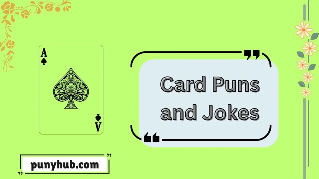 Funny Card Puns and jokes