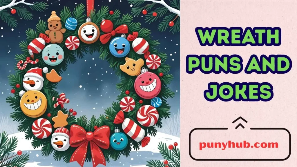 Funny Christmas Wreath Puns