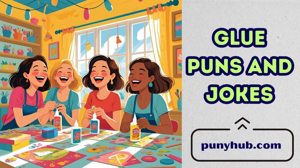 Funny Glue Puns for Crafters