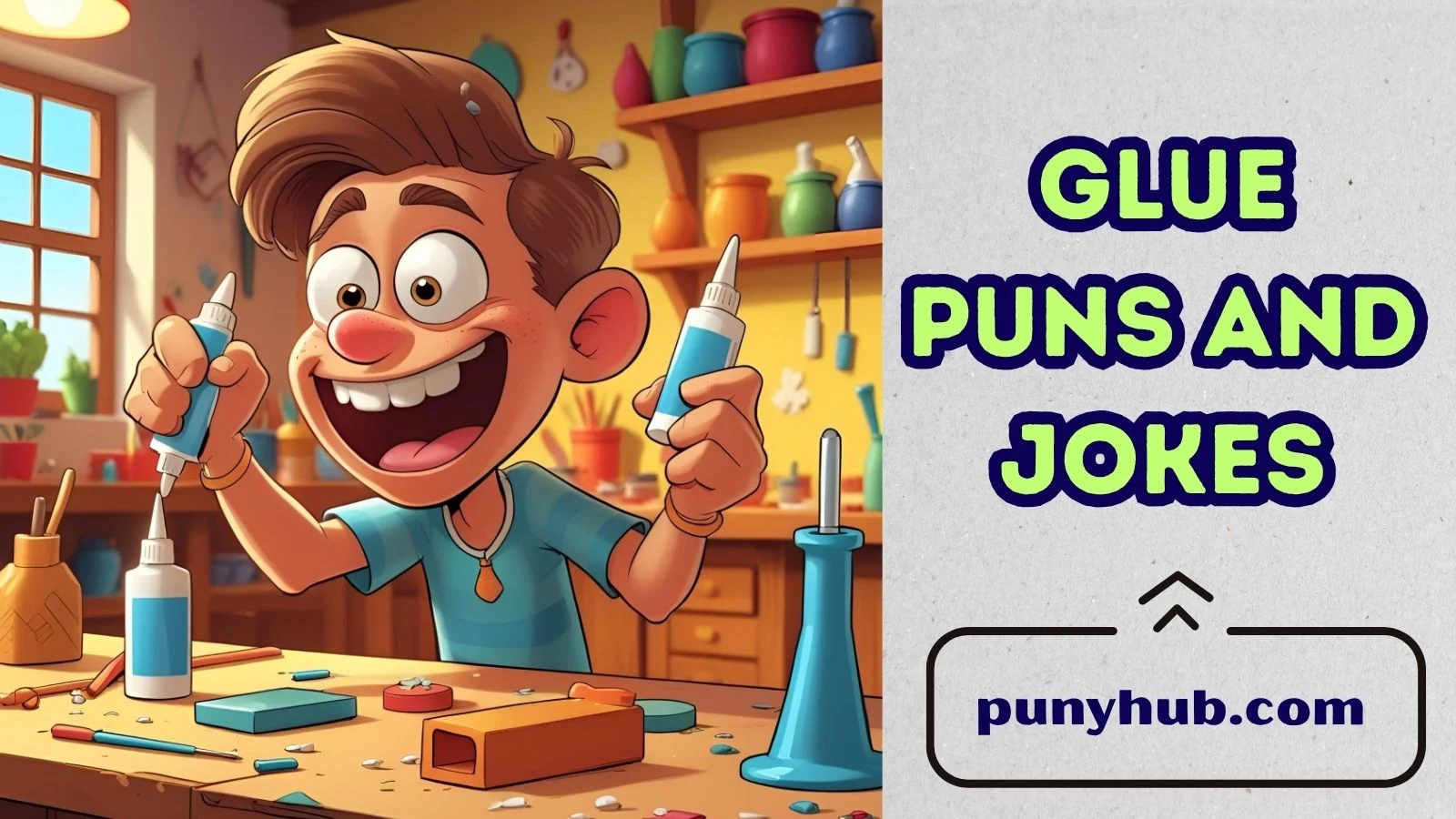 Glue Puns and Jokes