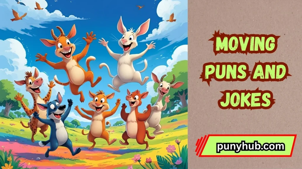 Moving Puns and Jokes
