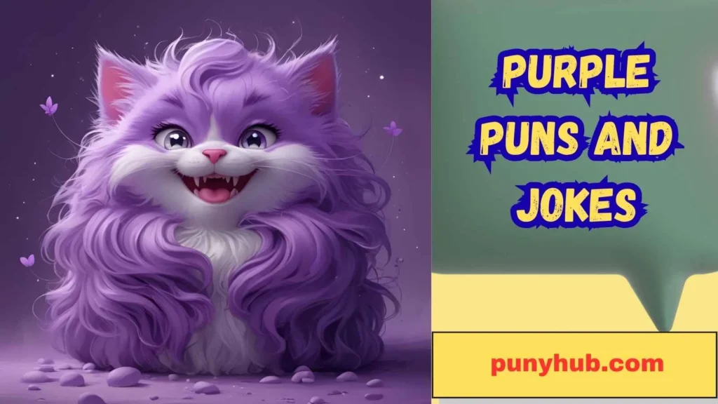 Purple Animal Puns