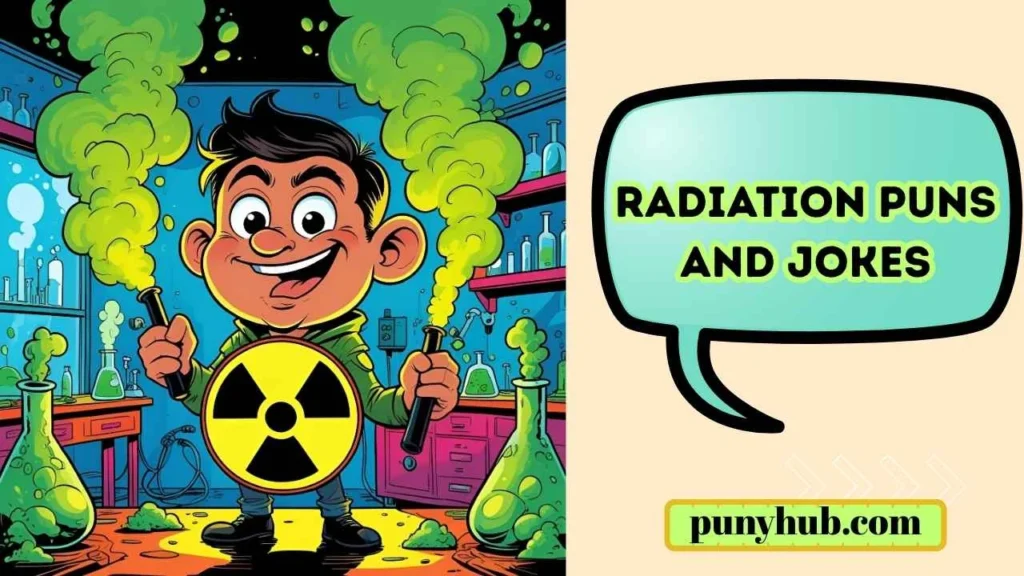 Radiation Puns and Jokes