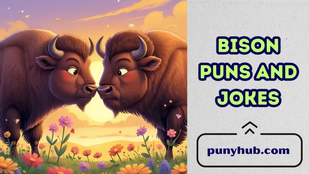 Romantic Bison Puns