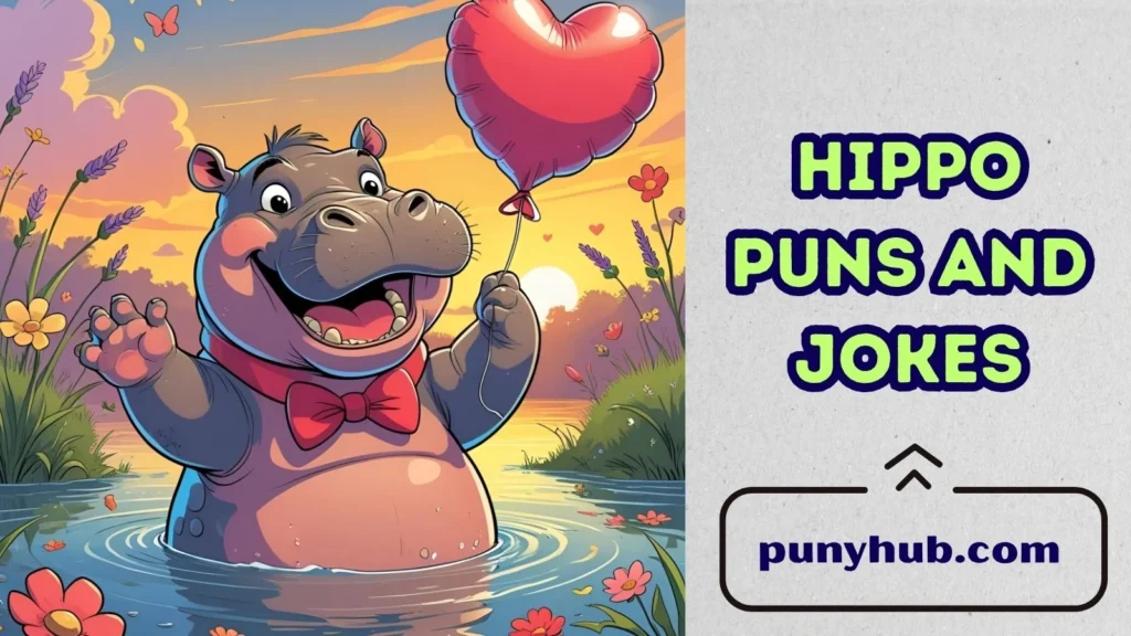 Romantic Hippo Puns 