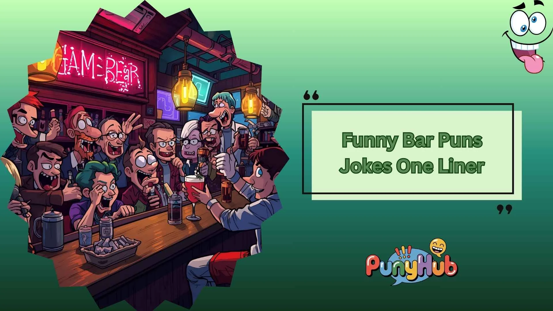 Funny Bar Puns Jokes One Liner