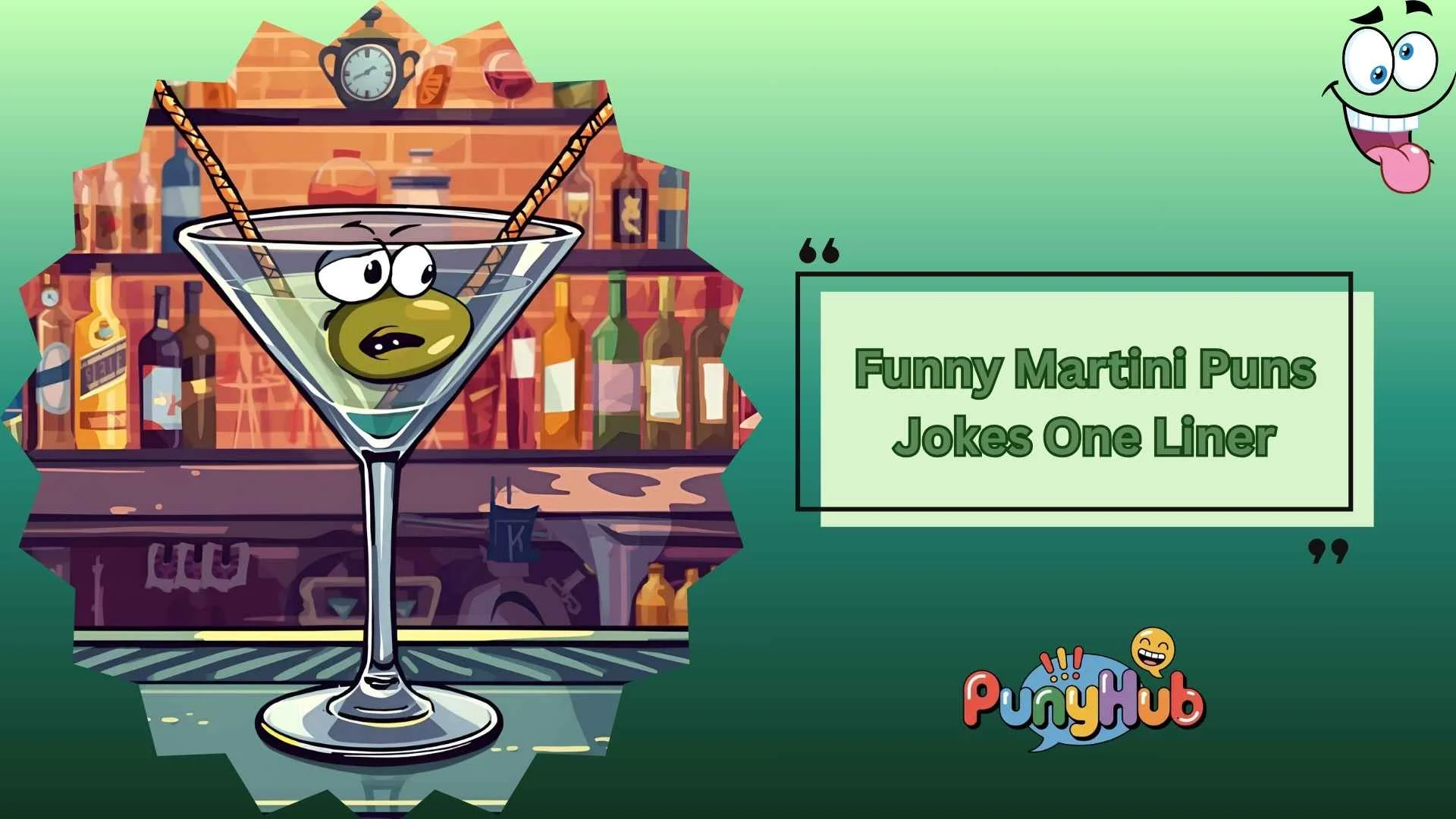 Funny Martini Puns Jokes One Liner