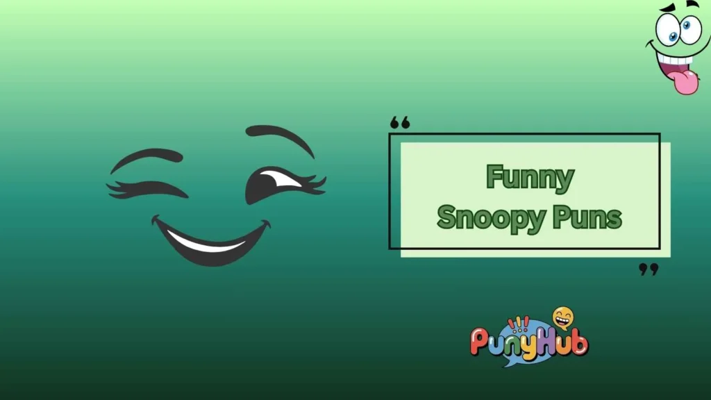 Funny Snoopy Puns