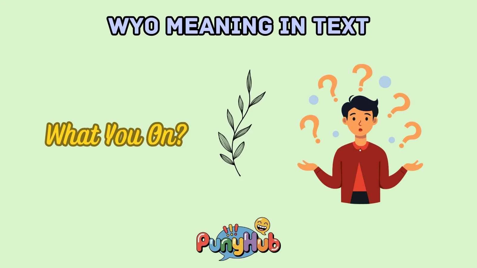 wyo meaning in text